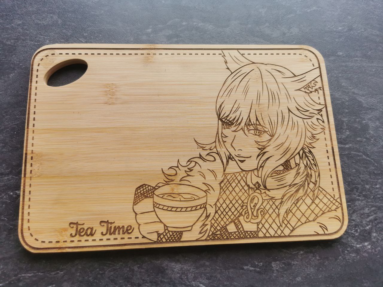 FFXIV Y'shtola Frühstücksbrettchen