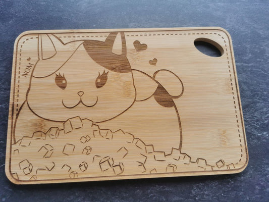 FFXIV Fat Cat Frühstücksbrettchen