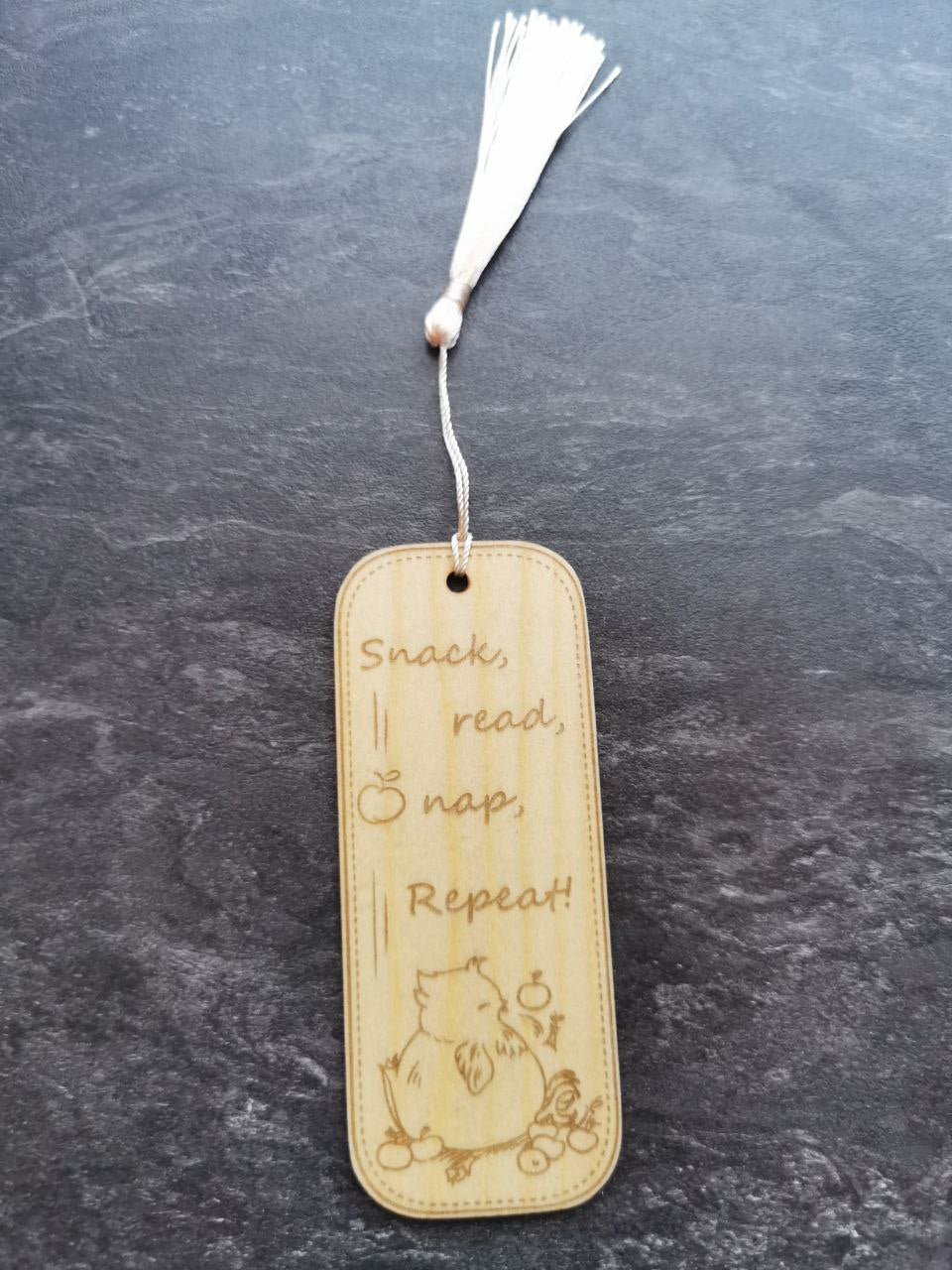 FFXIV Lesezeichen aus Holz
