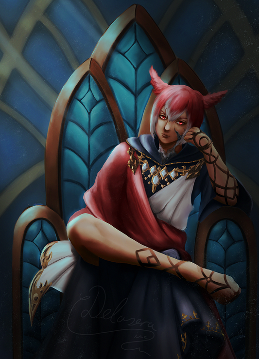 FFXIV G'raha Tia Exarch Fanart