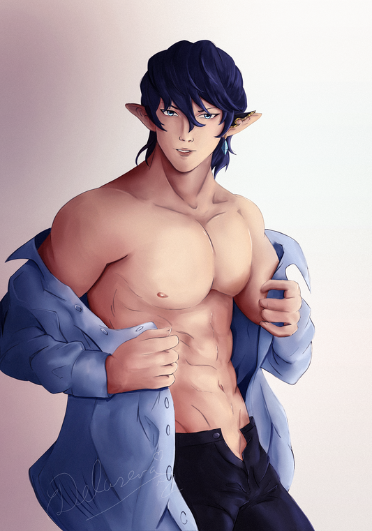 FFXIV Aymeric Fanart