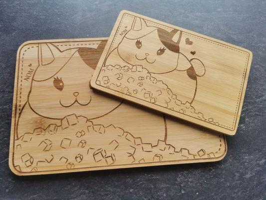 FFXIV Fat Cat Frühstücksbrettchen