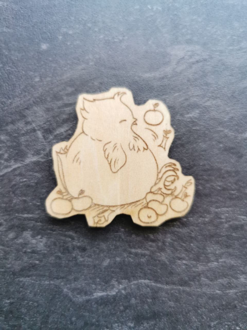 FFXIV Magnete und Pins aus Holz