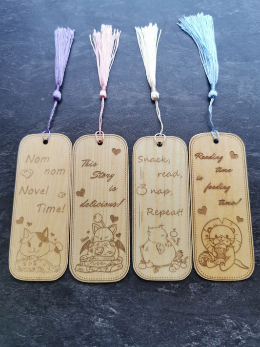 FFXIV Lesezeichen aus Holz