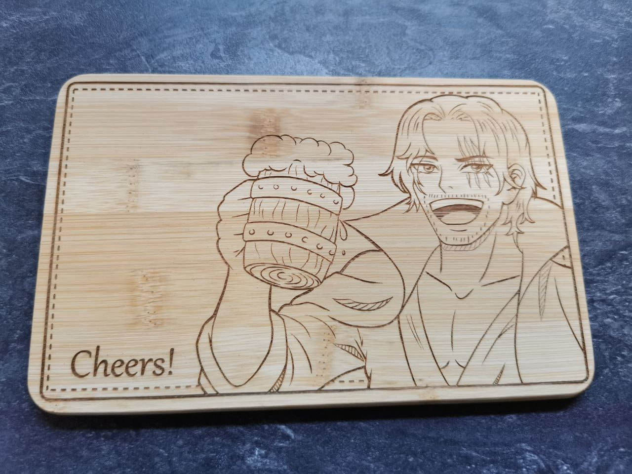 OP Shanks Frühstücksbrettchen (Fanart)